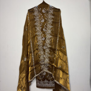 Organza Silk & Mustad With Dupatta
